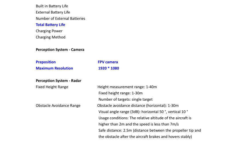 Подробности о сельскохозяйственном дроне HS420 03