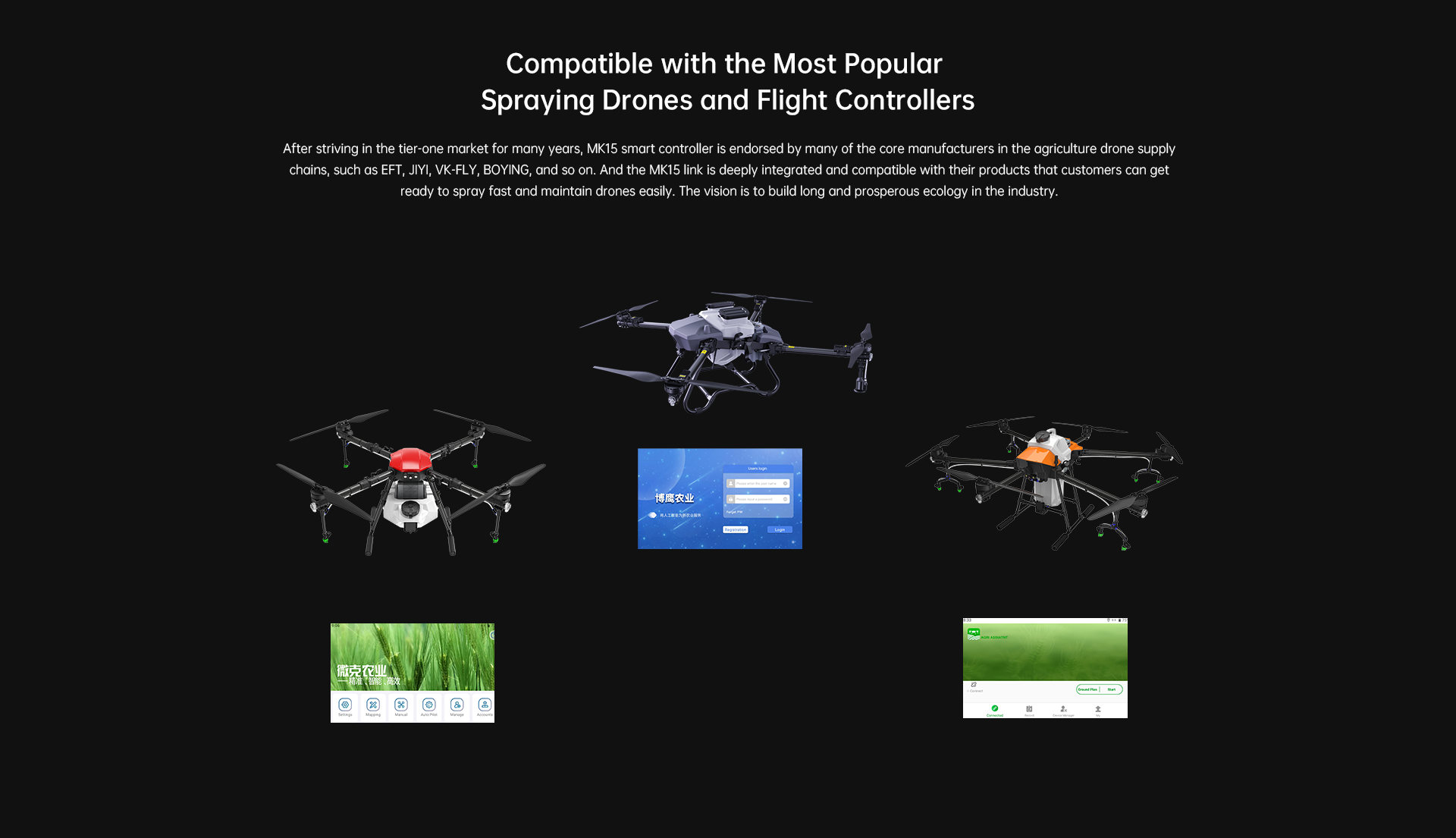 Подробности интеллектуального контроллера MK15 Agriculturedrone Mini HD 06